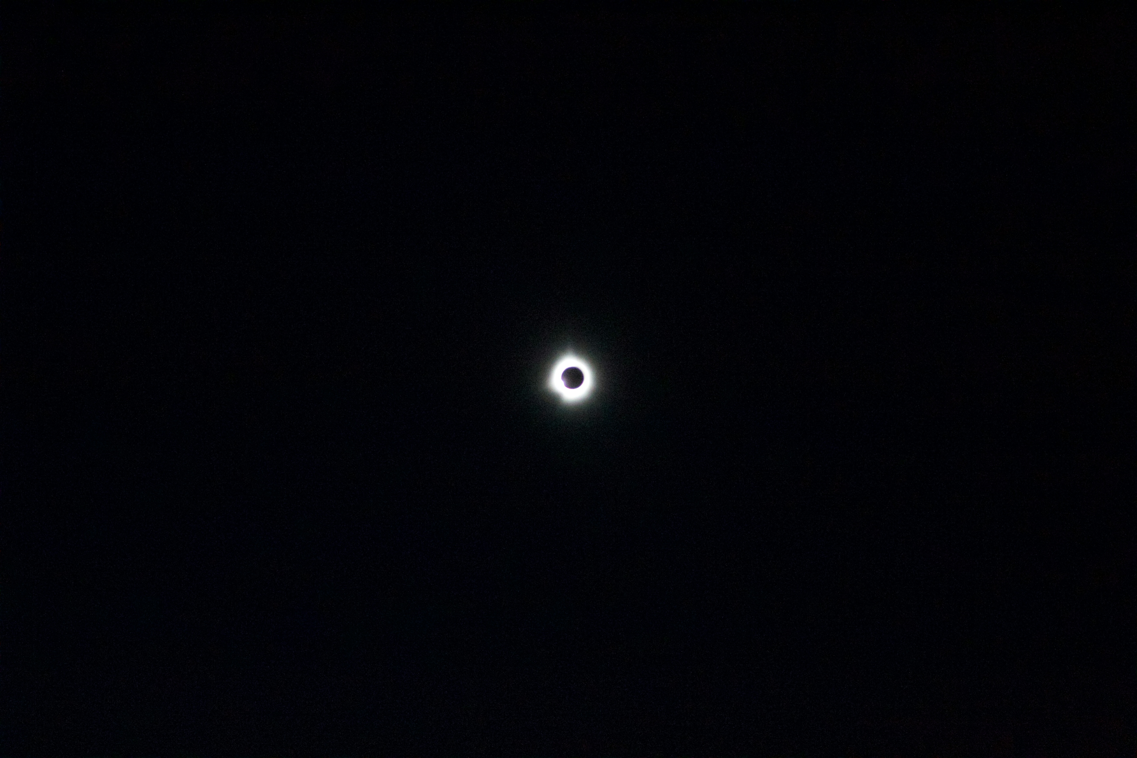A photo of totality during the eclipse.